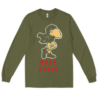 Army Green Vintage jayhawk ku Long Sleeve Tee - Craftify