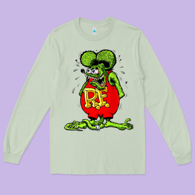 Official Rat Fink Original Merchandise 1 Long Sleeve Tee Designed By Craftify