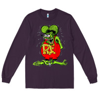 Plum Official Rat Fink Original Merchandise 1 Long Sleeve Tee - Craftify