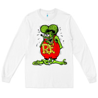 White Official Rat Fink Original Merchandise 1 Long Sleeve Tee - Craftify
