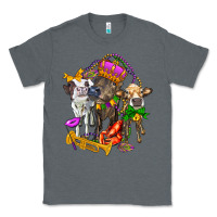 Charcoal Heather little cows and mardi gras party olivia Classic Tee - OliviaCreatesArt