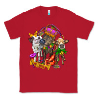 Red little cows and mardi gras party olivia Classic Tee - OliviaCreatesArt