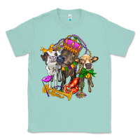 Seafoam little cows and mardi gras party olivia Classic Tee - OliviaCreatesArt