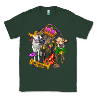 Sports Green little cows and mardi gras party olivia Classic Tee - OliviaCreatesArt