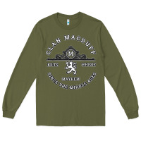 Army Green clan macduff scottish kilt highland games t shirt Long Sleeve Tee - Craftify
