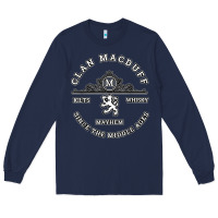 Navy clan macduff scottish kilt highland games t shirt Long Sleeve Tee - Craftify