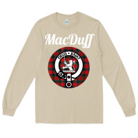 Mushroom MacDuff Clan Scottish Name Coat Of Arms Tartan Long Sleeve Tee - Craftify