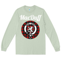 Matcha MacDuff Clan Scottish Name Coat Of Arms Tartan Long Sleeve Tee - Craftify