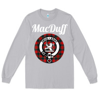 Moon Dust MacDuff Clan Scottish Name Coat Of Arms Tartan Long Sleeve Tee - Craftify
