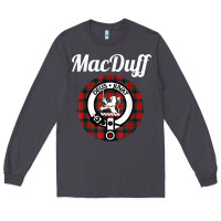 Smoke MacDuff Clan Scottish Name Coat Of Arms Tartan Long Sleeve Tee - Craftify