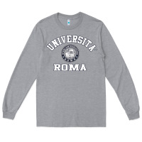 Heather Grey universita roma [tb] Long Sleeve Tee - Craftify