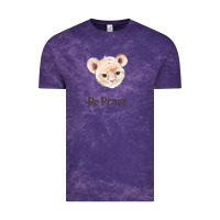 Cloud Purple lion cute animals Vintage Tee - RanaPortraitStore