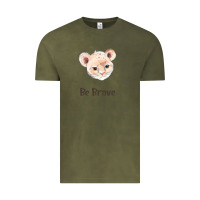Vintage Olive lion cute animals Vintage Tee - RanaPortraitStore