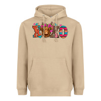 Mushroom xoxo valentine's day highland cow Heavyweight Hoodie - Jasminsmagicworld