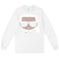 White KARLS LAGERFELDS Long Sleeve Tee - Craftify