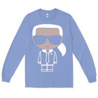 Colony Blue KARLS LAGERFELDS Long Sleeve Tee - Craftify