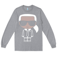 Heather Grey KARLS LAGERFELDS Long Sleeve Tee - Craftify
