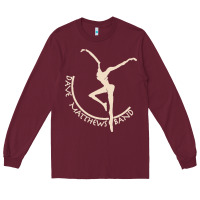 Burgundy dancing pose Long Sleeve Tee - Craftify