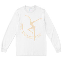 White dancing pose Long Sleeve Tee - Craftify