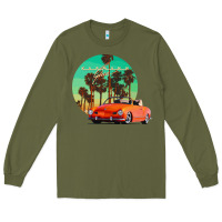 Army Green karmann ghia sunset palm love quote Long Sleeve Tee - Craftify