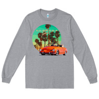 Heather Grey karmann ghia sunset palm love quote Long Sleeve Tee - Craftify