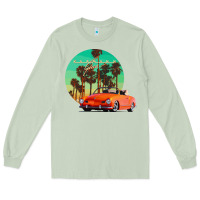 Matcha karmann ghia sunset palm love quote Long Sleeve Tee - Craftify