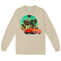 Mushroom karmann ghia sunset palm love quote Long Sleeve Tee - Craftify