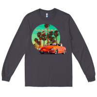 Smoke karmann ghia sunset palm love quote Long Sleeve Tee - Craftify