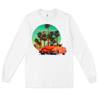 White karmann ghia sunset palm love quote Long Sleeve Tee - Craftify