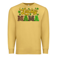 Antique Gold lucky mama st patricks day Premium Sweatshirt - Jasminsmagicworld