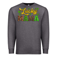 Charcoal Heather lucky mama st patricks day Premium Sweatshirt - Jasminsmagicworld