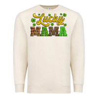 Sandshell lucky mama st patricks day Premium Sweatshirt - Jasminsmagicworld