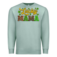 Seafoam lucky mama st patricks day Premium Sweatshirt - Jasminsmagicworld