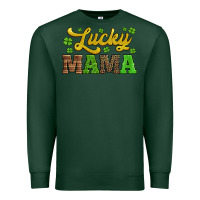 Sports Green lucky mama st patricks day Premium Sweatshirt - Jasminsmagicworld
