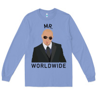 Colony Blue Pitbull Mr Worldwide Classic Long Sleeve Tee - Craftify