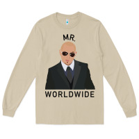 Mushroom Pitbull Mr Worldwide Classic Long Sleeve Tee - Craftify