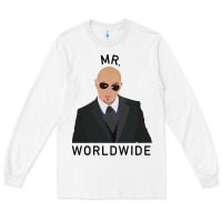 White Pitbull Mr Worldwide Classic Long Sleeve Tee - Craftify