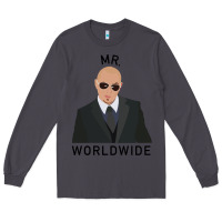 Smoke Pitbull Mr Worldwide Classic Long Sleeve Tee - Craftify