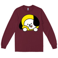 Burgundy bt21 chimmy jimin bts Long Sleeve Tee - Craftify