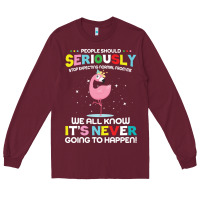Burgundy people should seriously stop expecting normal from me Long Sleeve Tee - Craftify