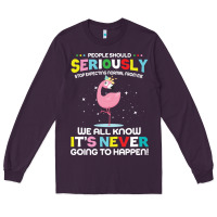 Plum people should seriously stop expecting normal from me Long Sleeve Tee - Craftify