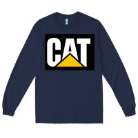 Navy cat Long Sleeve Tee - Craftify