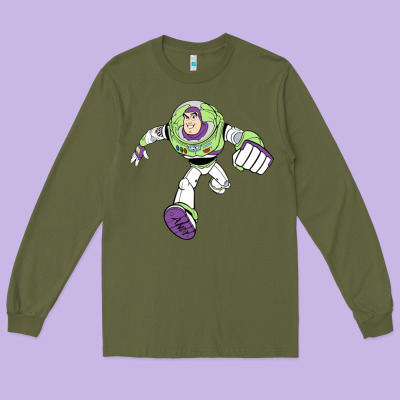 Buzz Lightyear Long Sleeve Tee Designed By Craftify