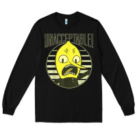 Black cn adventure time lemongrab unacceptable t shirt Long Sleeve Tee - Craftify