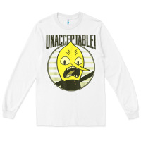 White cn adventure time lemongrab unacceptable t shirt Long Sleeve Tee - Craftify