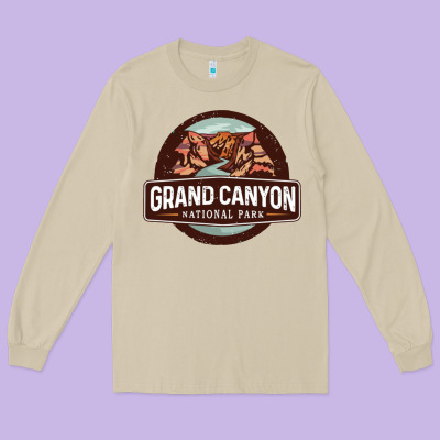 Grand Canyon National Park Long Sleeve Tee Designed By Craftify