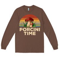 Chestnut vintage sunset porcini mushroom hunting boletus edulis t shirt Long Sleeve Tee - Craftify