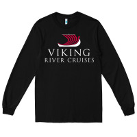 Black Luxury Cruises-Viking River Long Sleeve Tee - Craftify