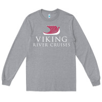 Heather Grey Luxury Cruises-Viking River Long Sleeve Tee - Craftify