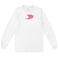 White Luxury Cruises-Viking River Long Sleeve Tee - Craftify